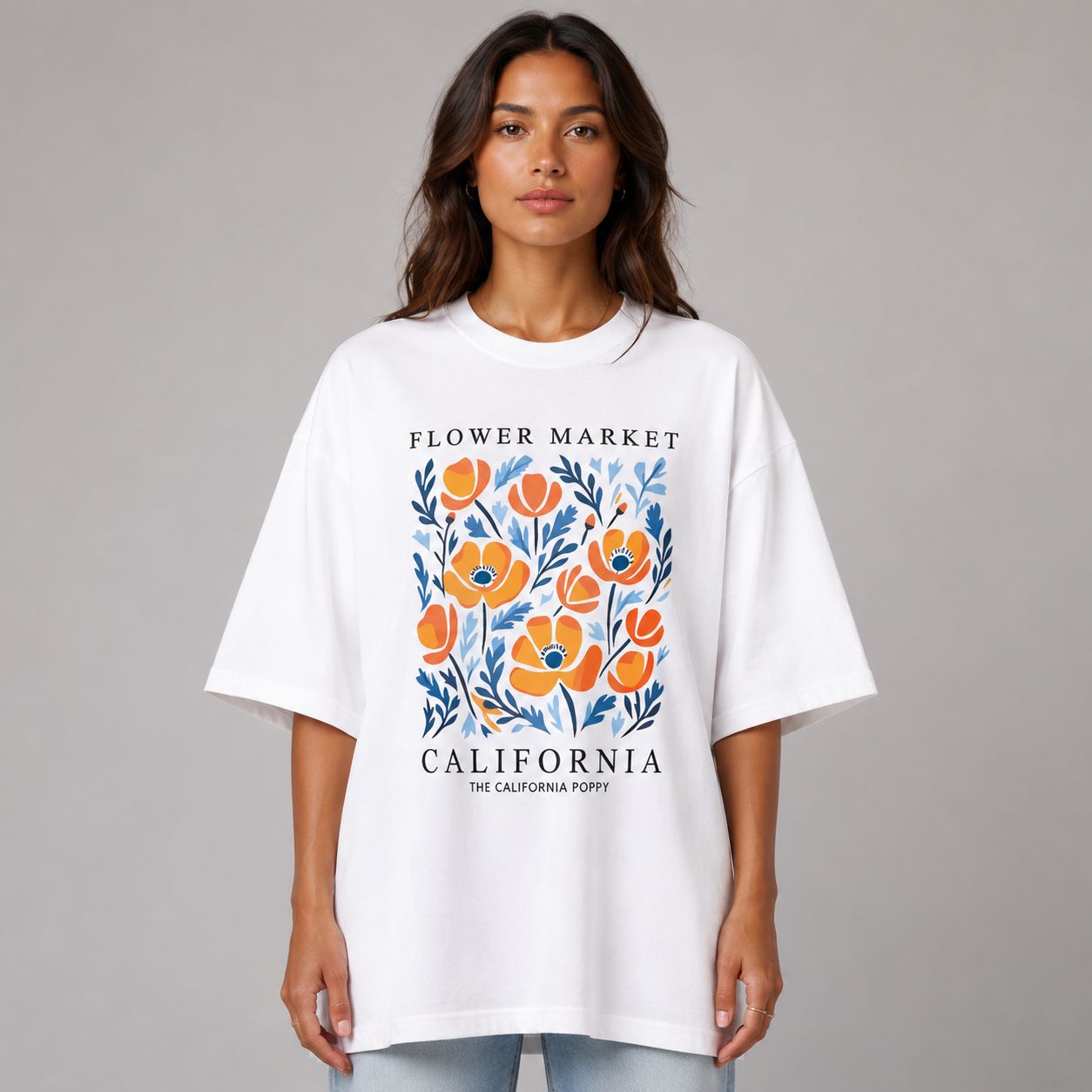Flower Market California Oversize